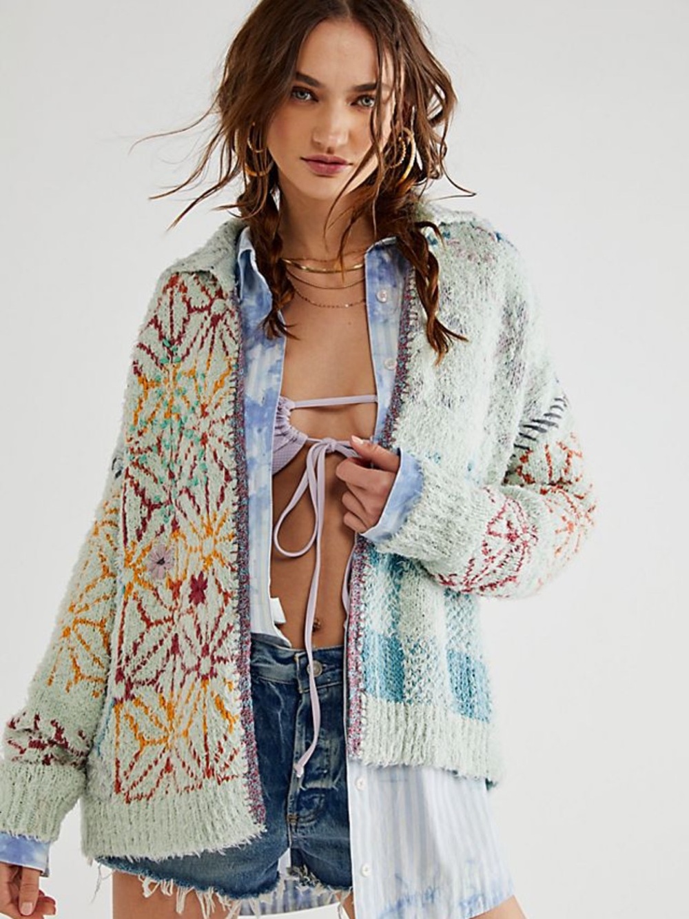 Free People Prairie Cardigan